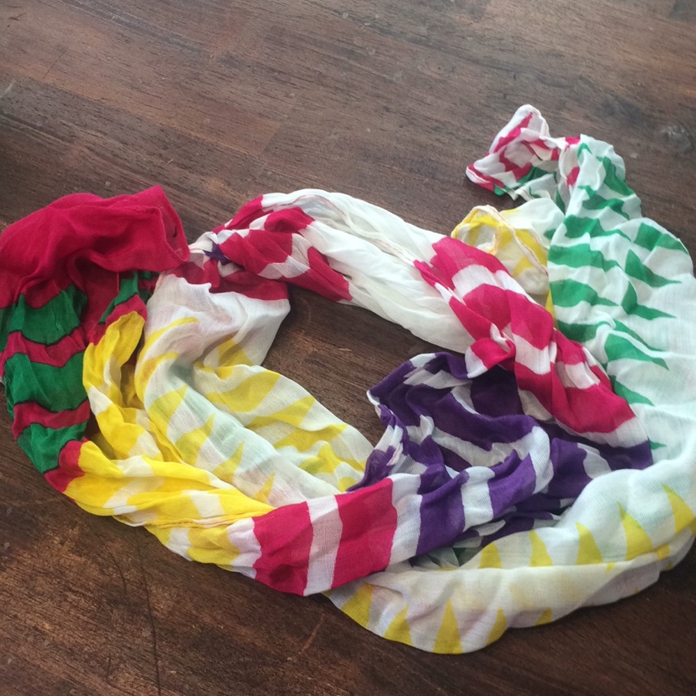 Rainbow scarf